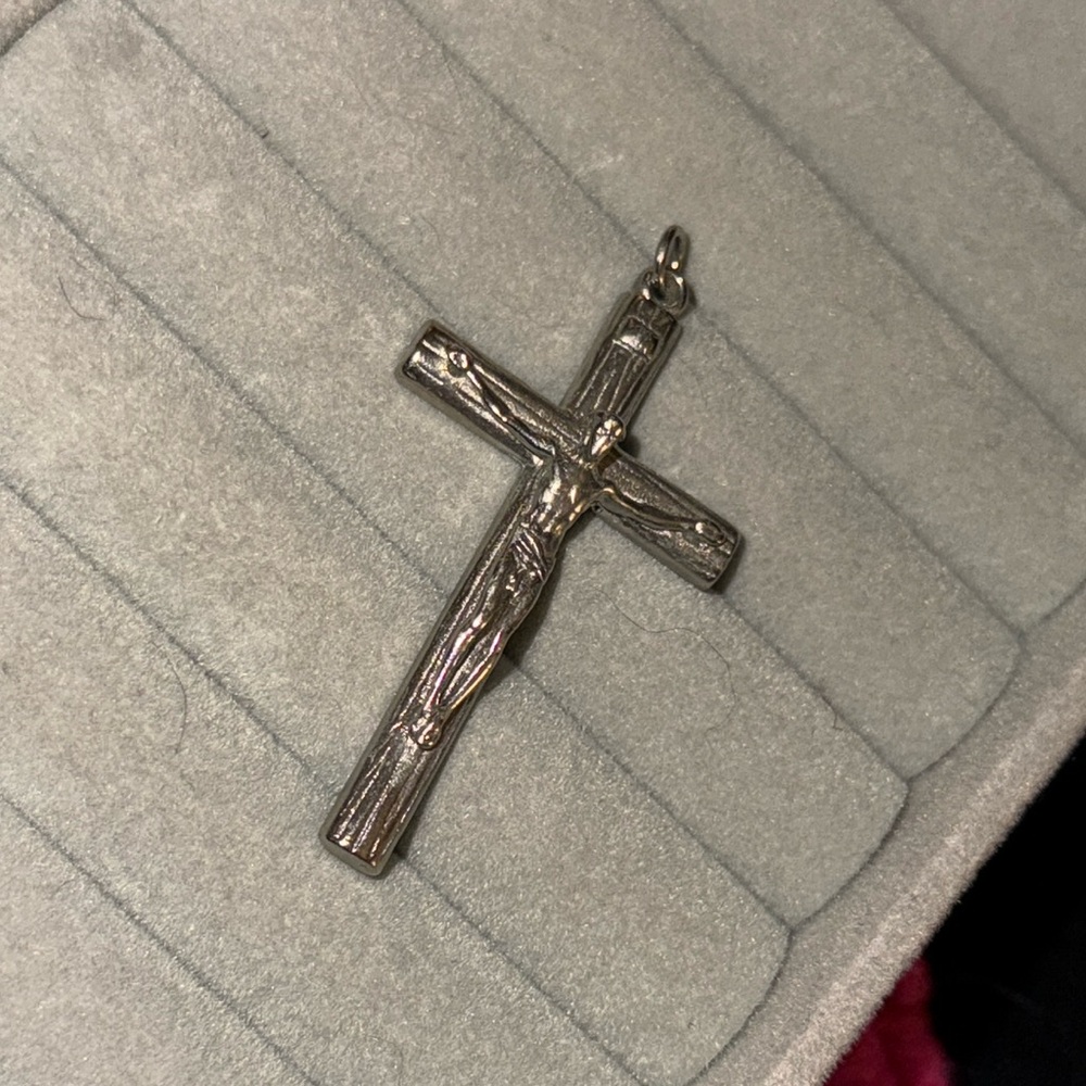 Stainless Steel Jesus Charm